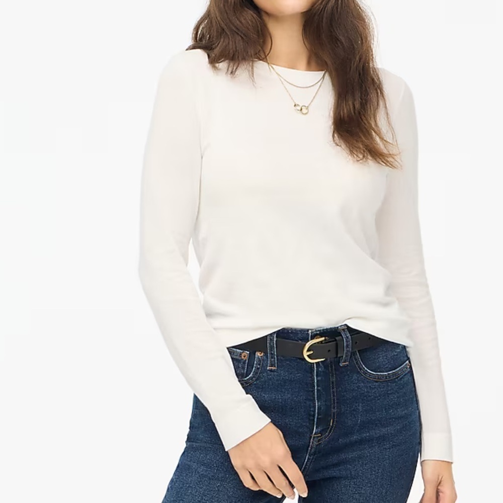 J crew Cotton Teddie sweater
